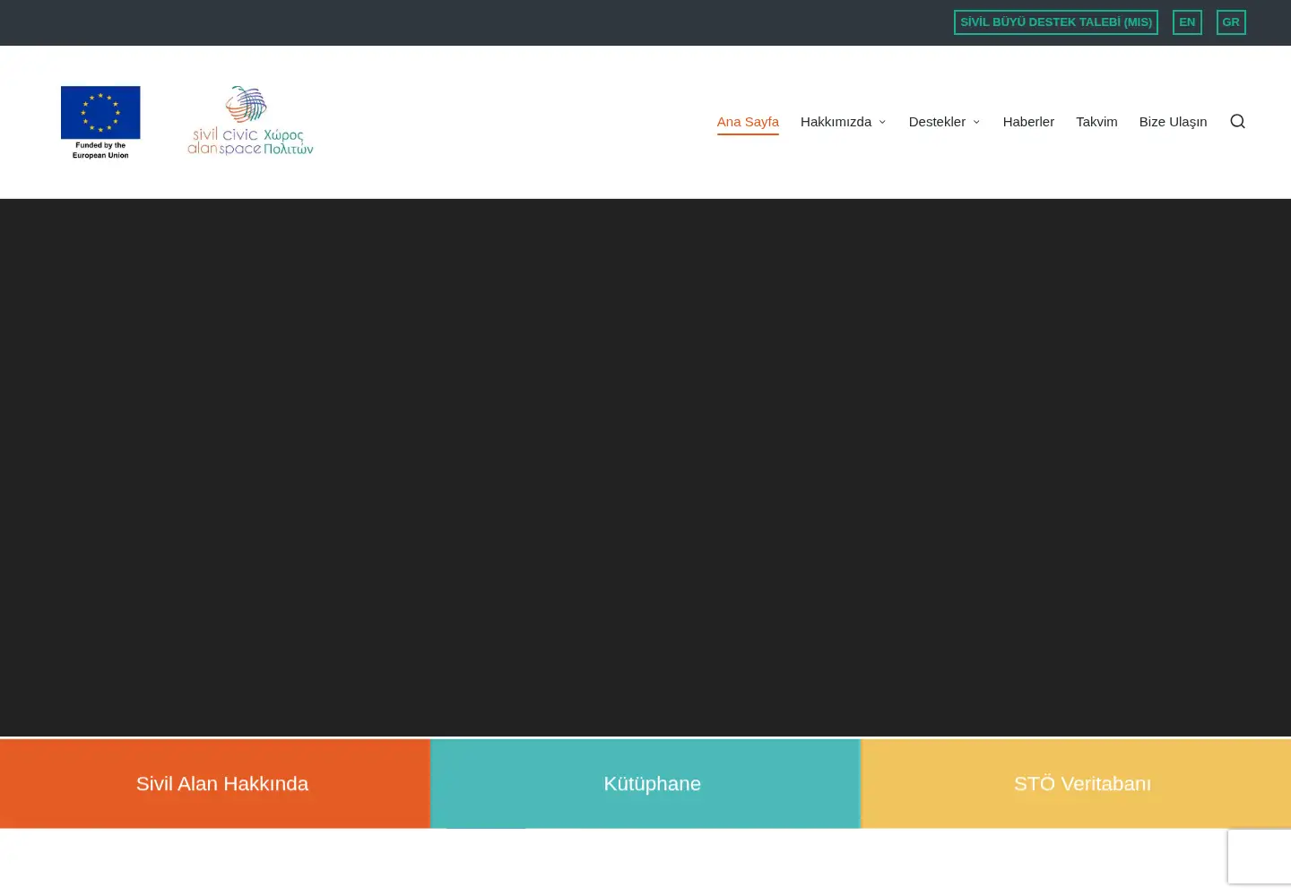 Screenshot of civicspace.eu