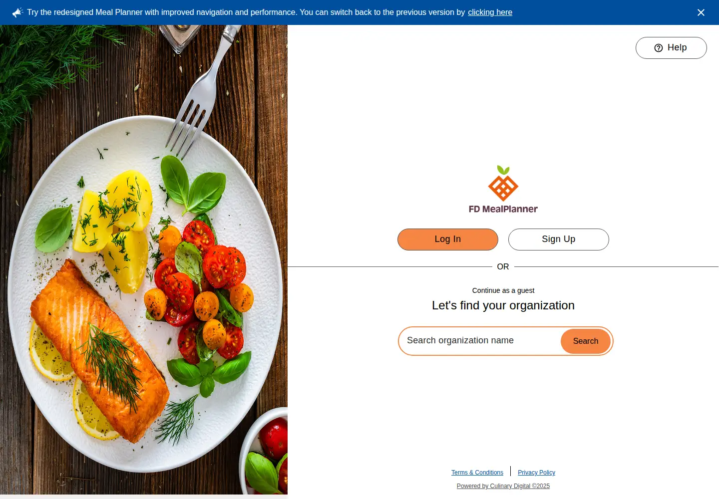Screenshot of fdmealplanner.com