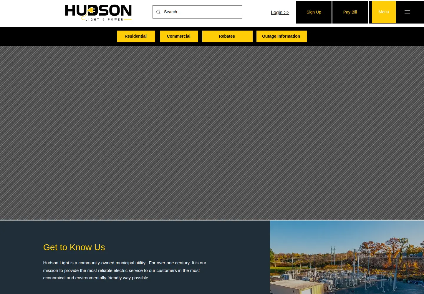 Screenshot of hudsonlight.com