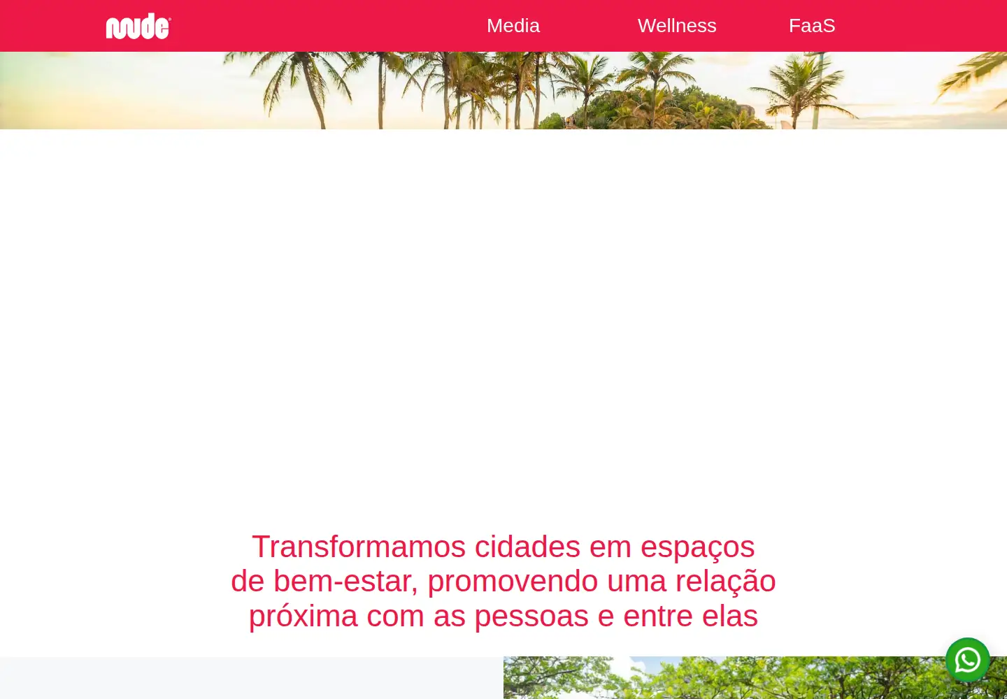 Screenshot of mude.fit