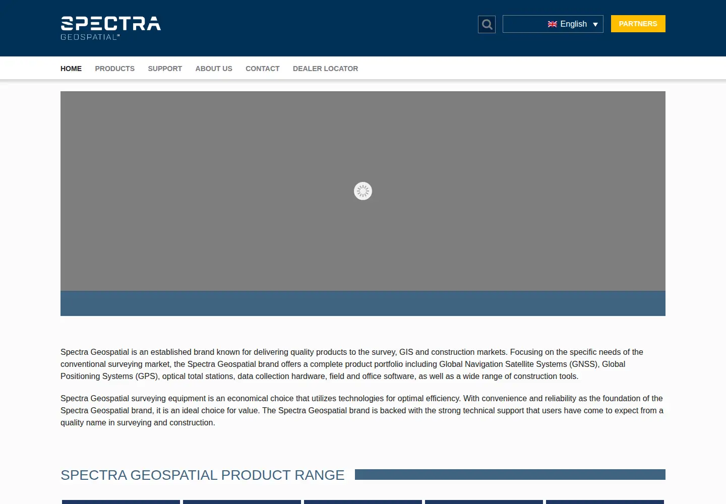 Screenshot of spectrageospatial.com