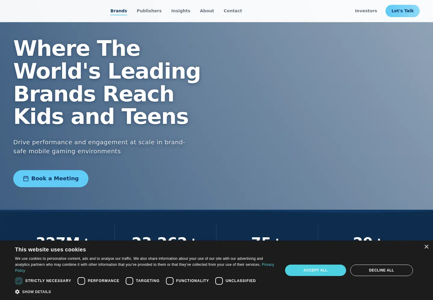 Screenshot of kidoz.net