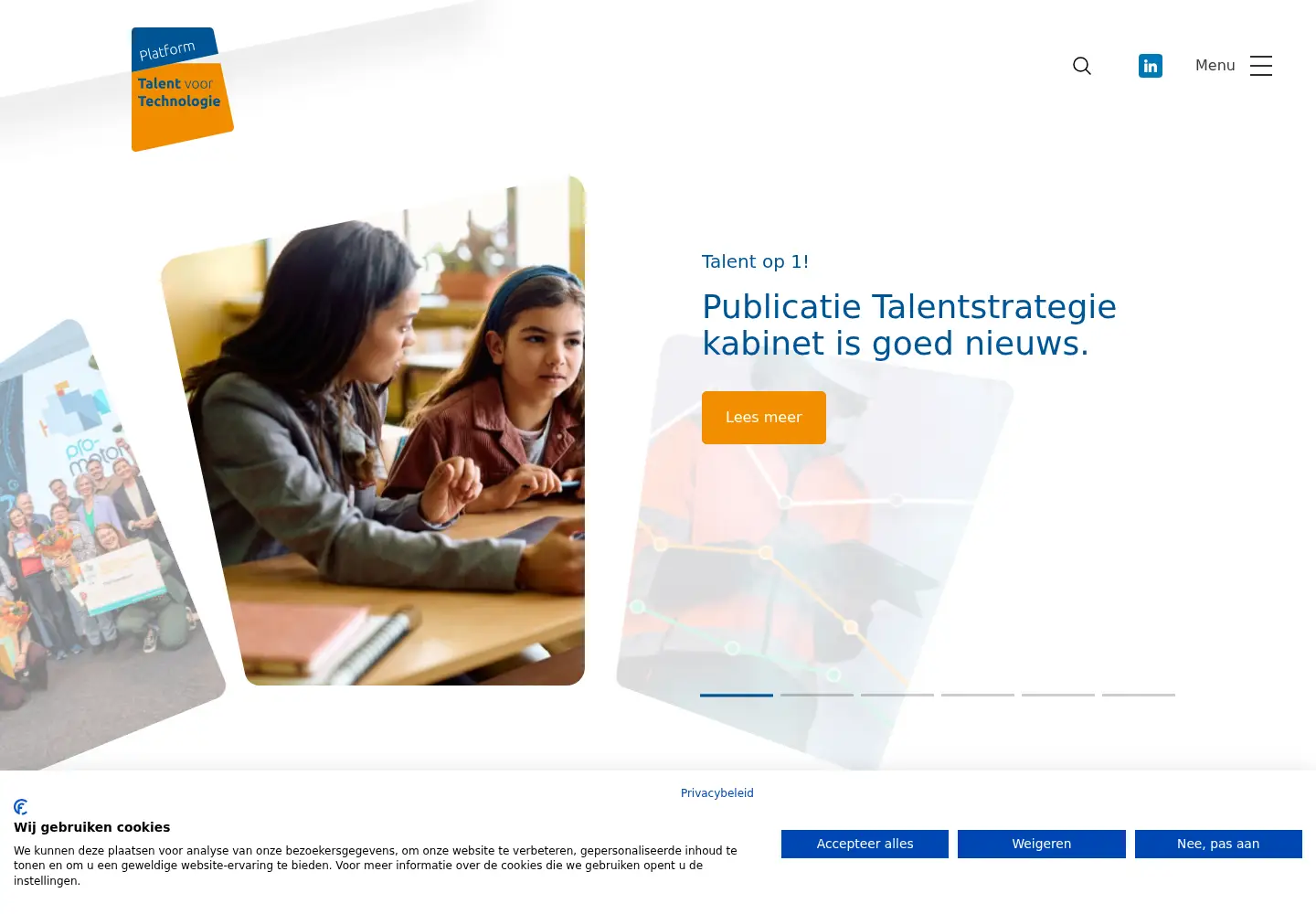 Screenshot of ptvt.nl