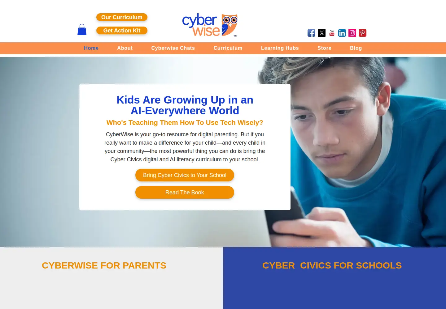 Screenshot of cyberwise.org