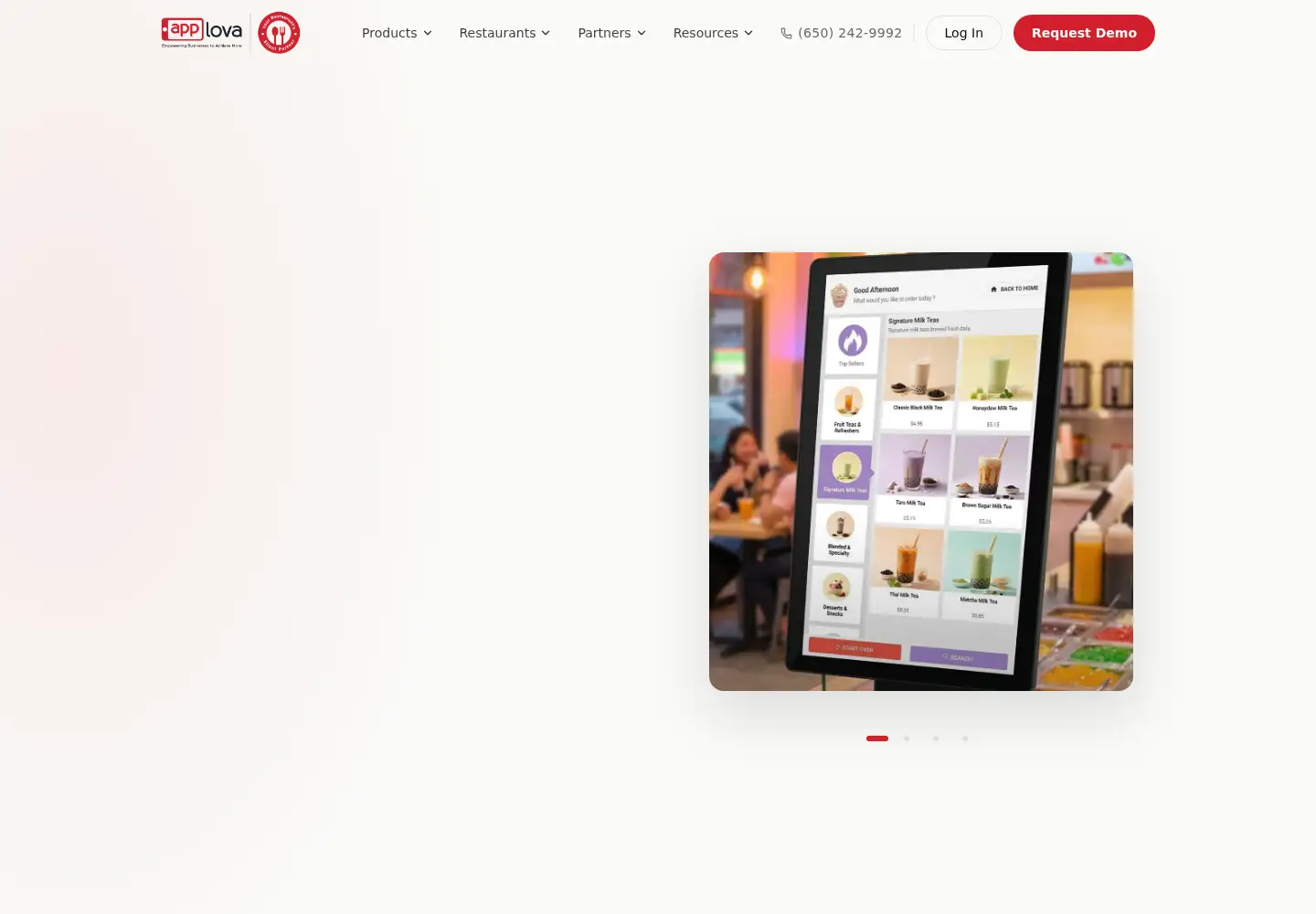 Screenshot of applova.io