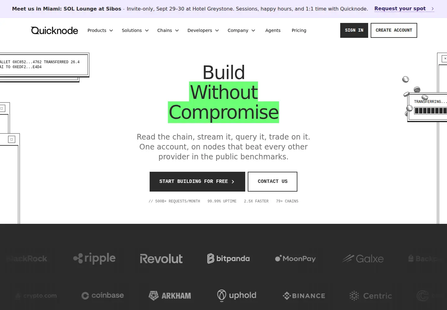 Screenshot of quicknode.com