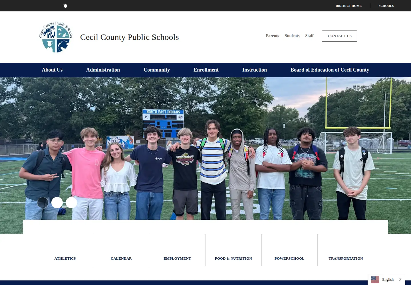 Screenshot of ccps.org