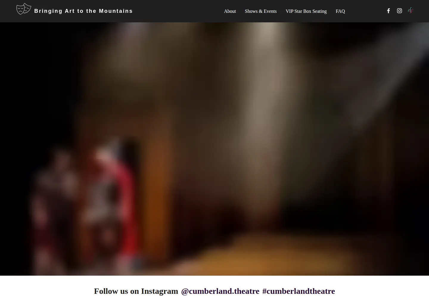 Screenshot of cumberlandtheatre.com