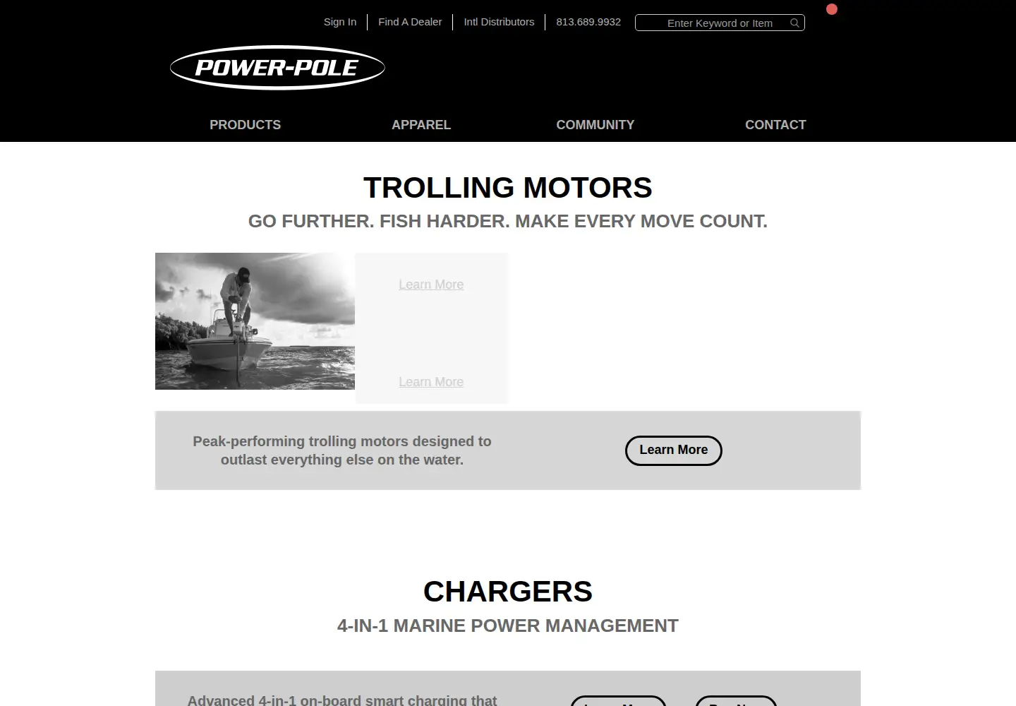 Screenshot of power-pole.com