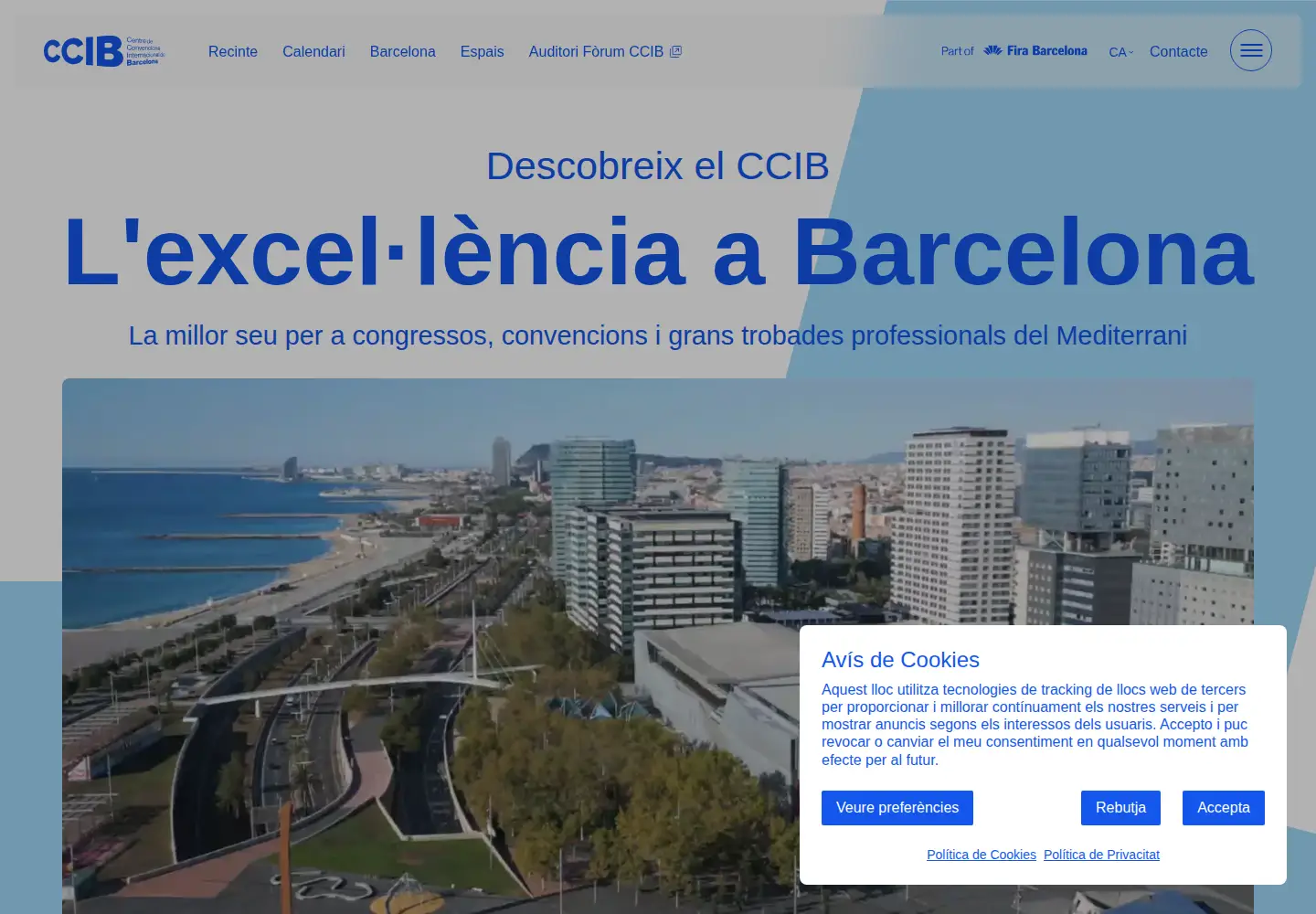 Screenshot of ccib.es