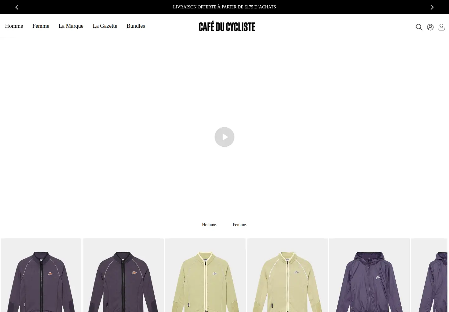 Screenshot of cafeducycliste.com