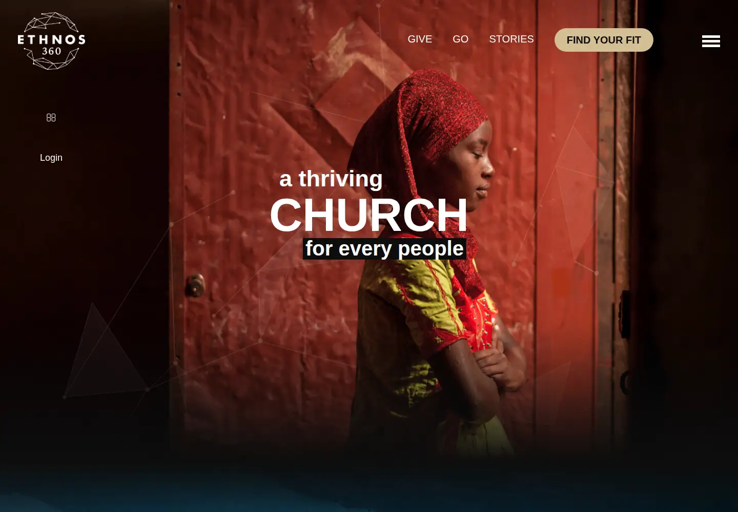 Captured homepage of ethnos360.org in the current scan