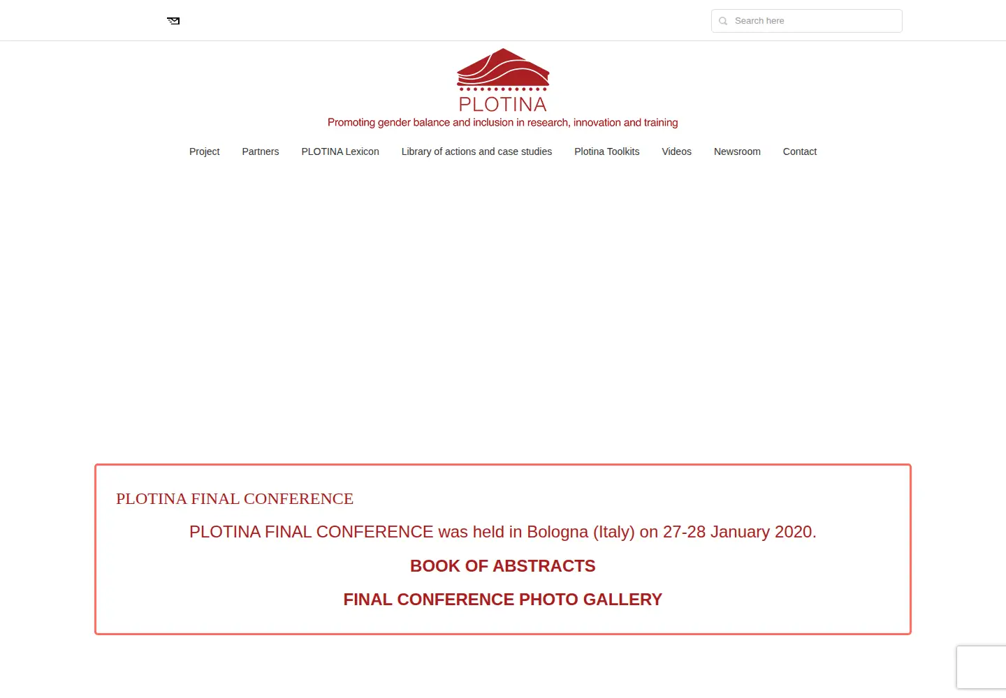 Screenshot of plotina.eu