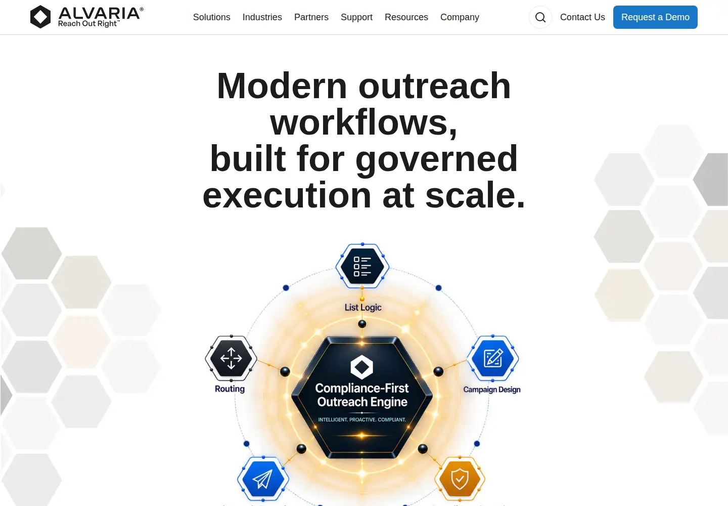 Screenshot of alvaria.com