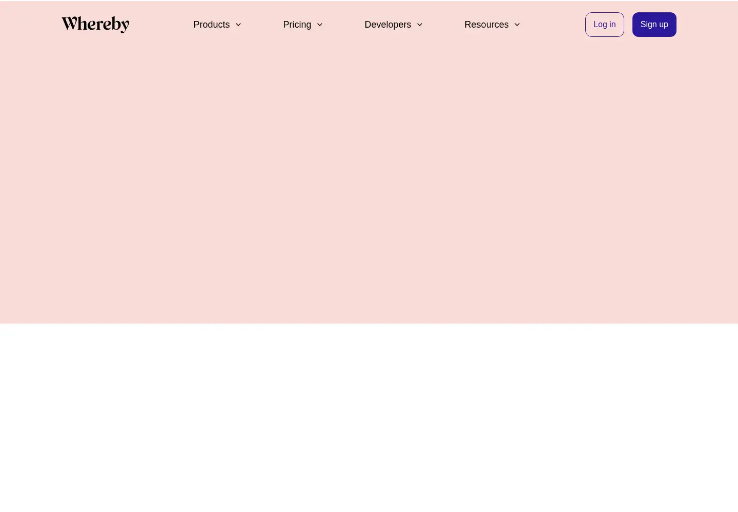 Screenshot of whereby.com