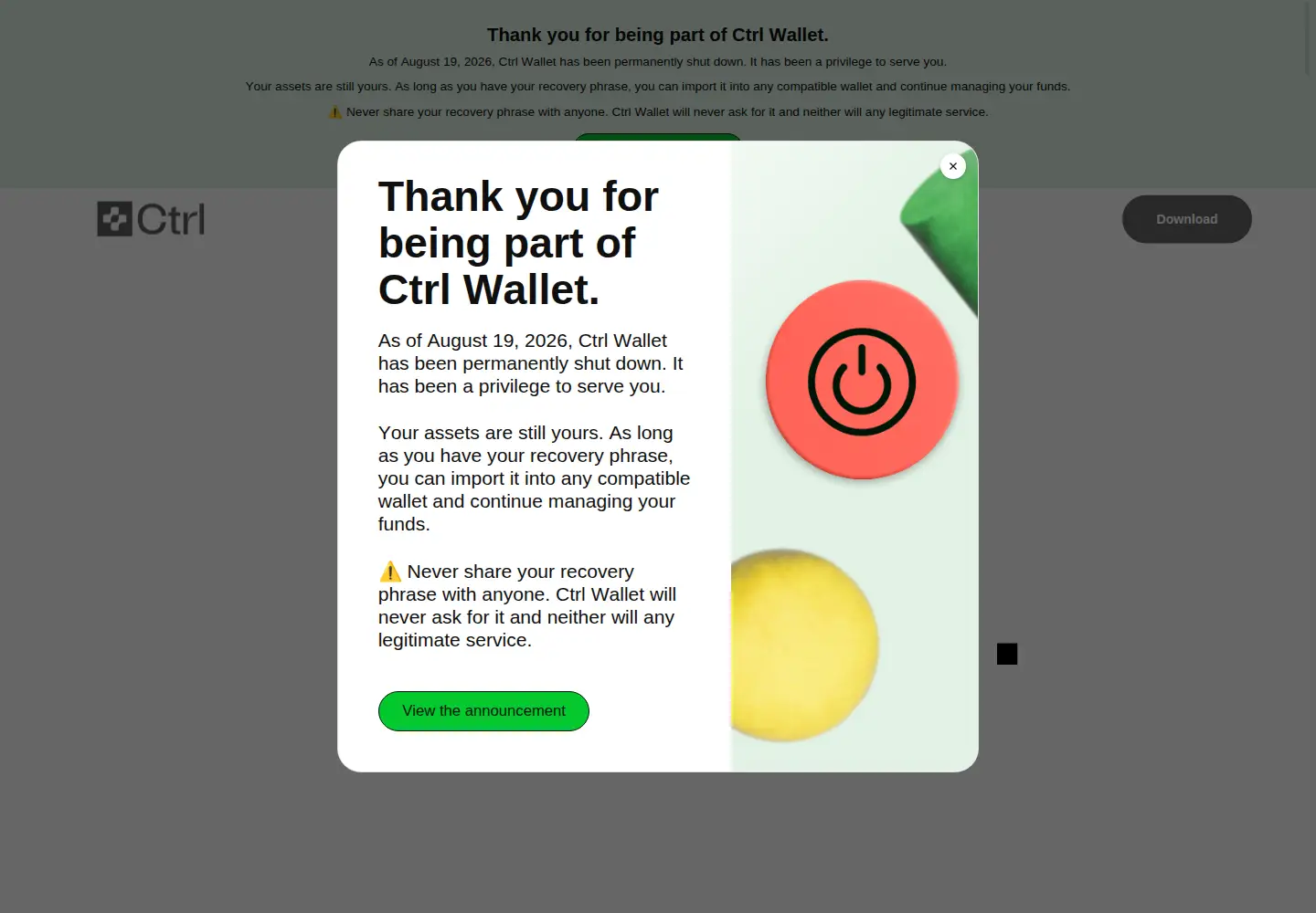 Screenshot of ctrl.xyz