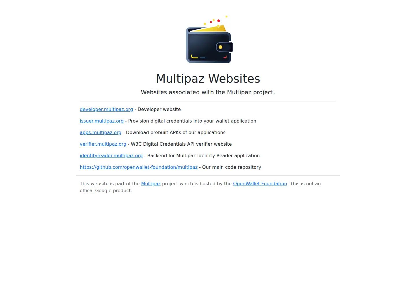 Screenshot of multipaz.org