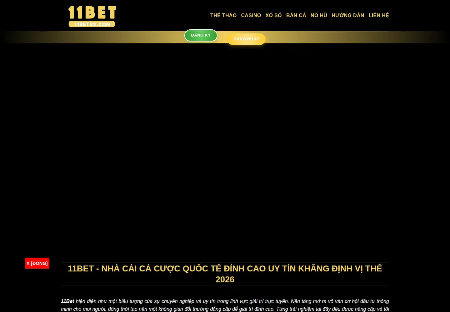 Screenshot of 11betz.icu