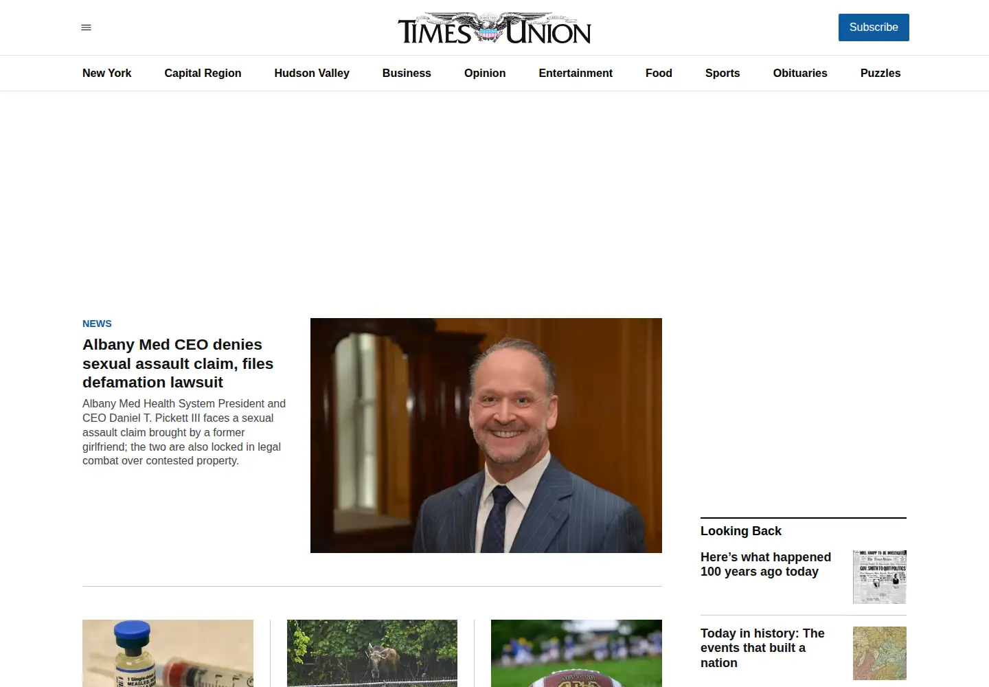 Screenshot of timesunion.com