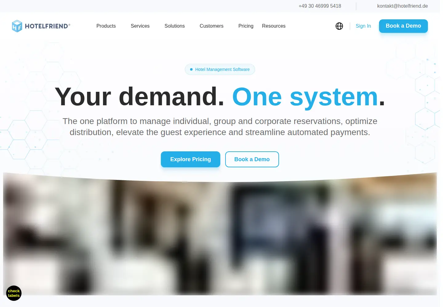 Screenshot of hotelfriend.com