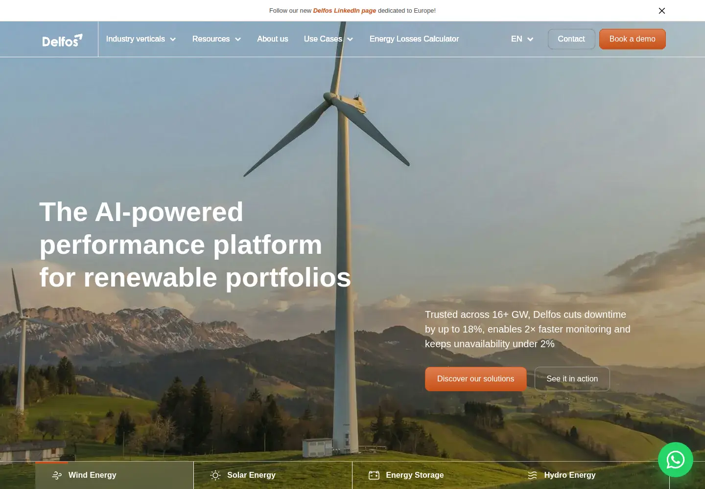 Screenshot of delfosim.com