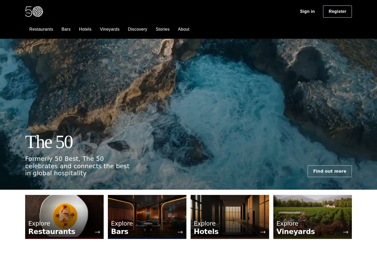 Screenshot of theworlds50best.com