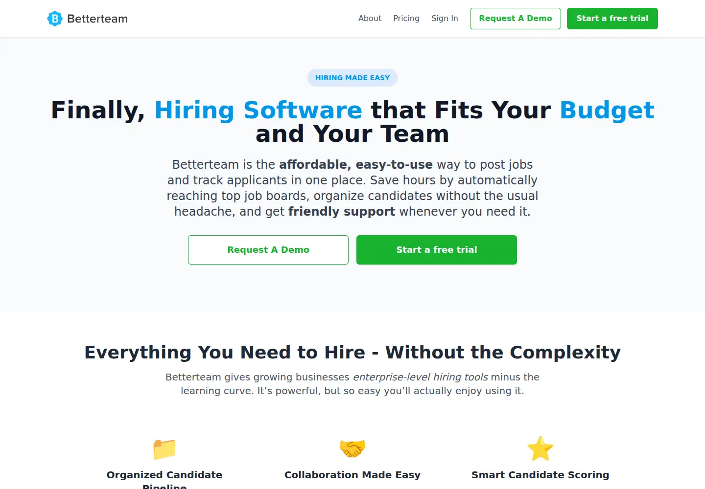 Screenshot of betterteam.com