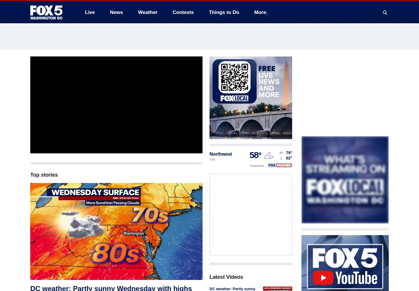 Screenshot of fox5dc.com