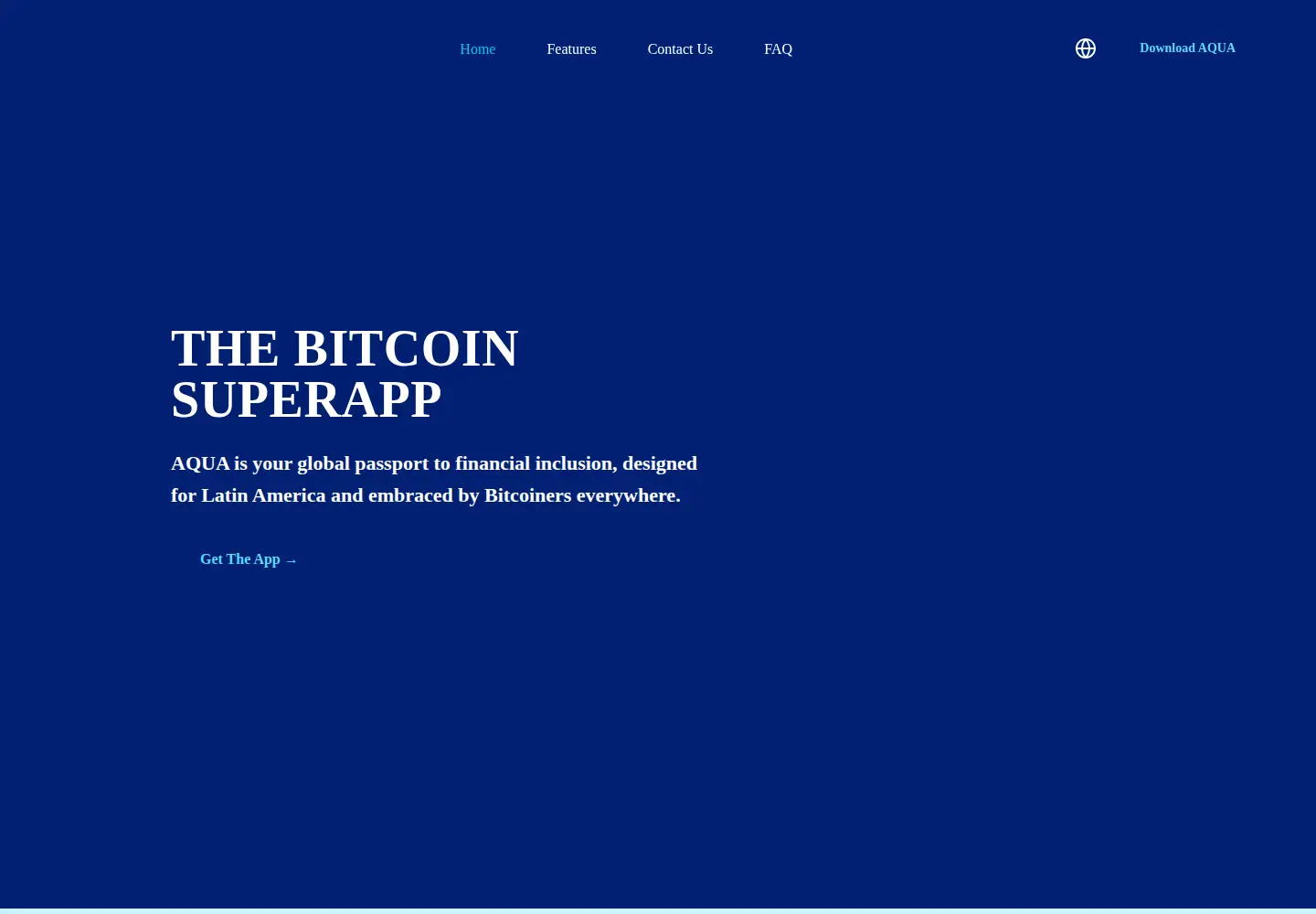Captured homepage of aqua.net in the current scan