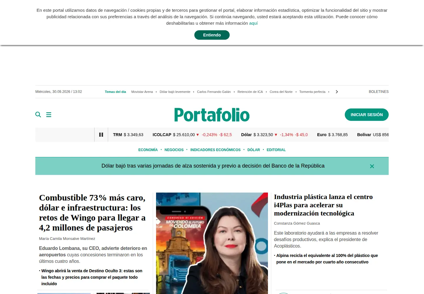 Screenshot of portafolio.co