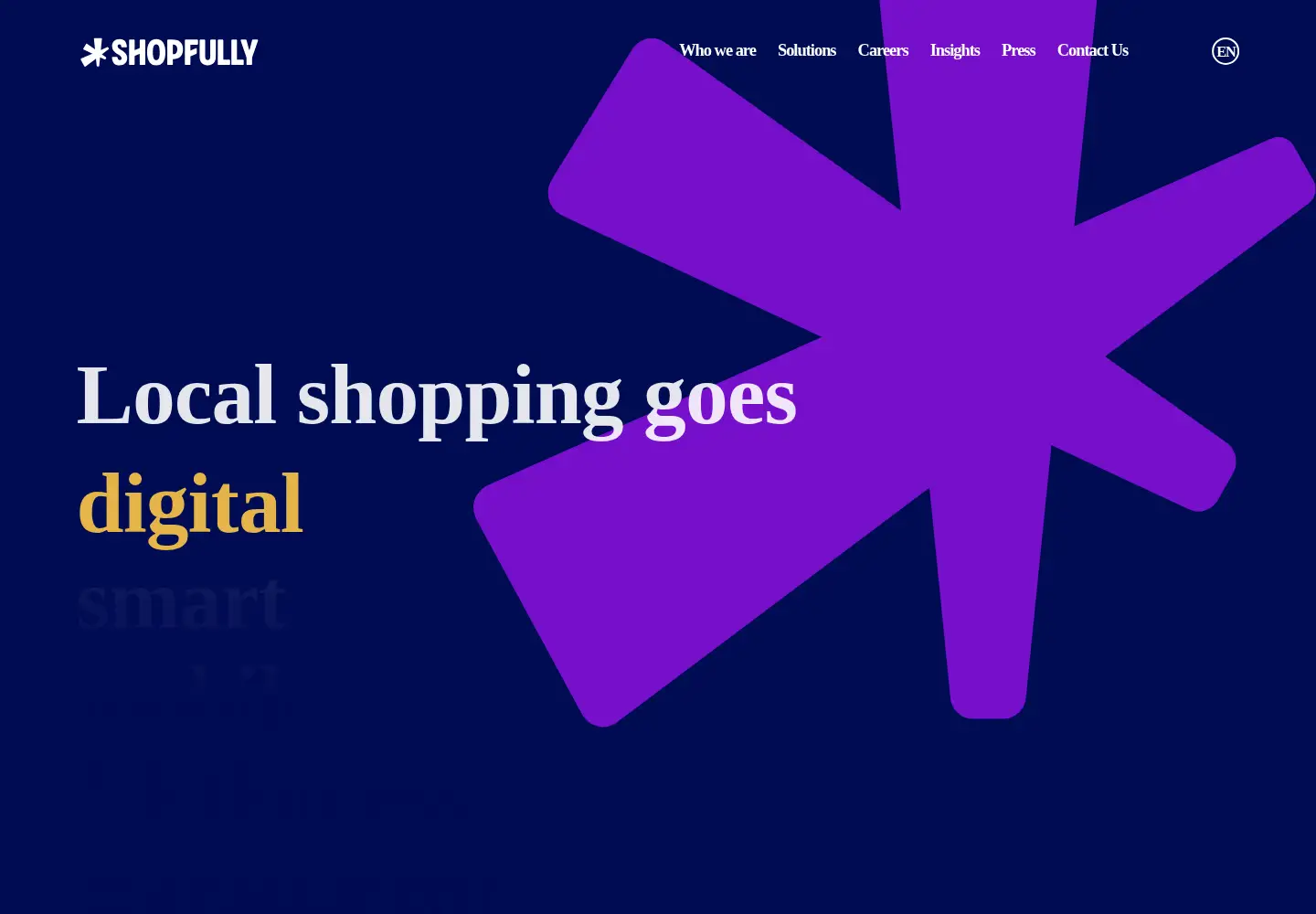 Captured homepage of shopfully.com in the current scan