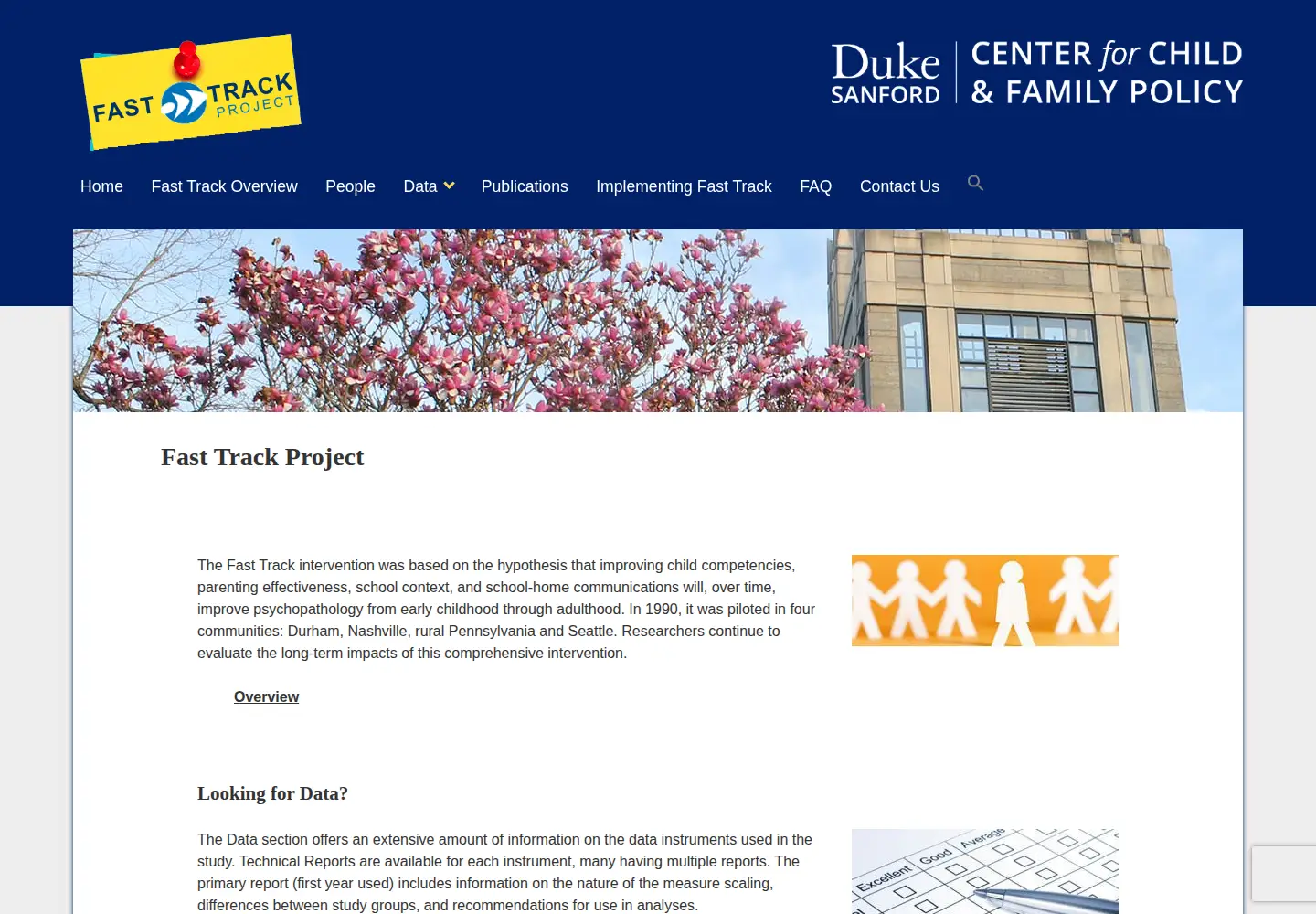 Screenshot of fasttrackproject.org