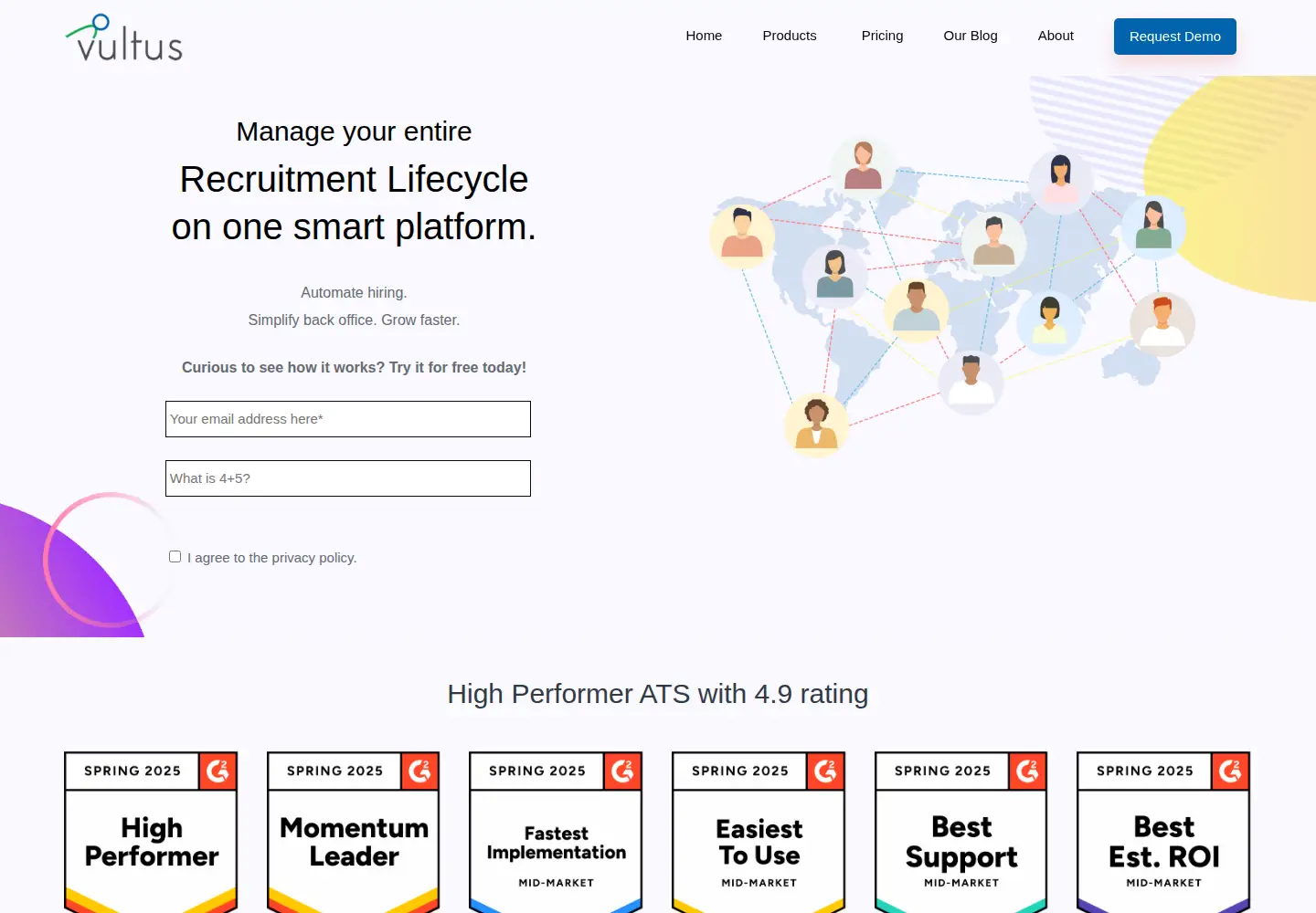 Screenshot of vultus.com