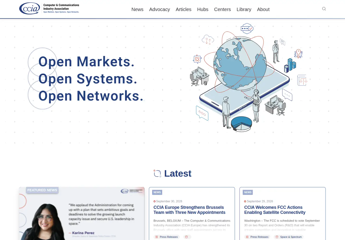 Screenshot of ccianet.org