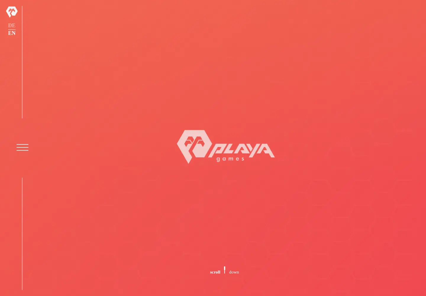 Captured homepage of playa-games.com in the current scan
