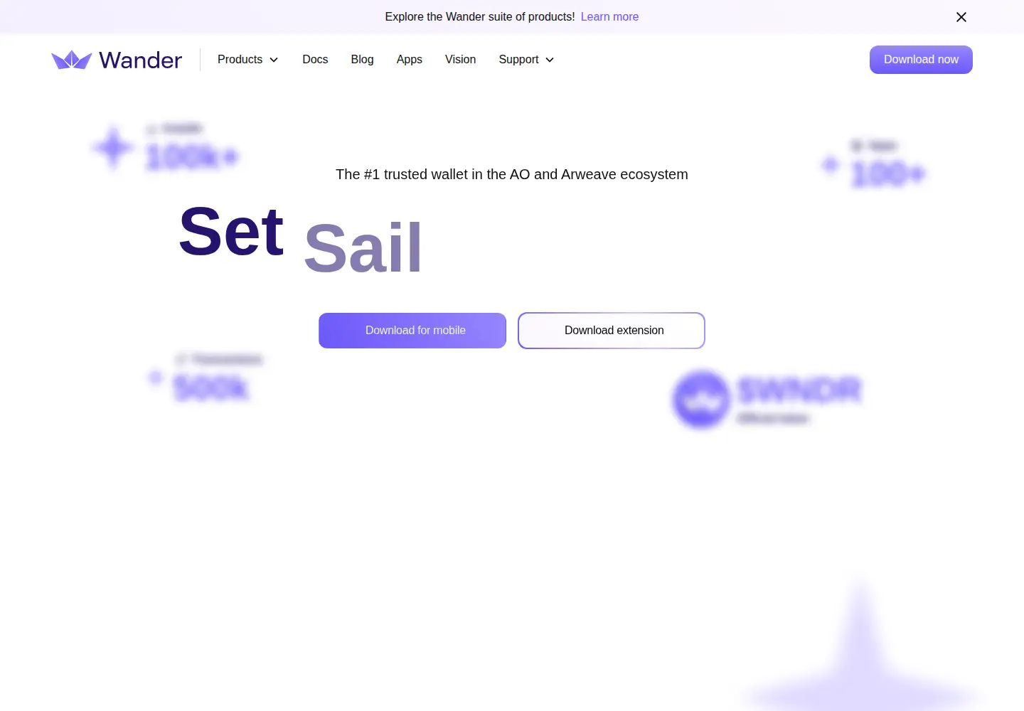 Screenshot of wander.app