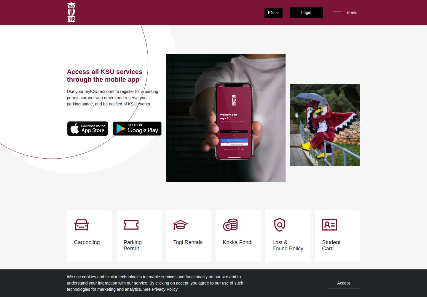 Screenshot of ksu.org.mt