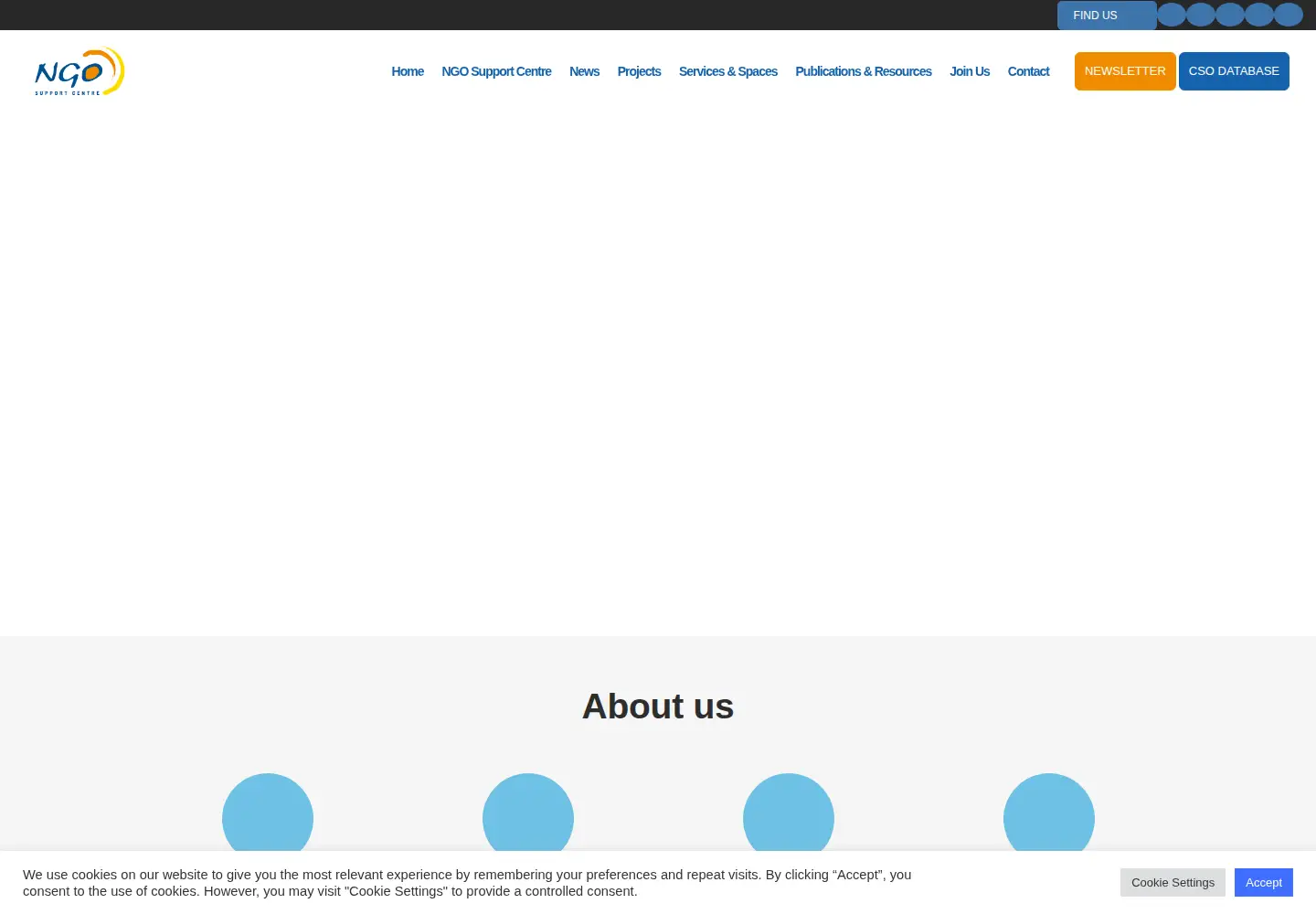 Screenshot of ngo-sc.org