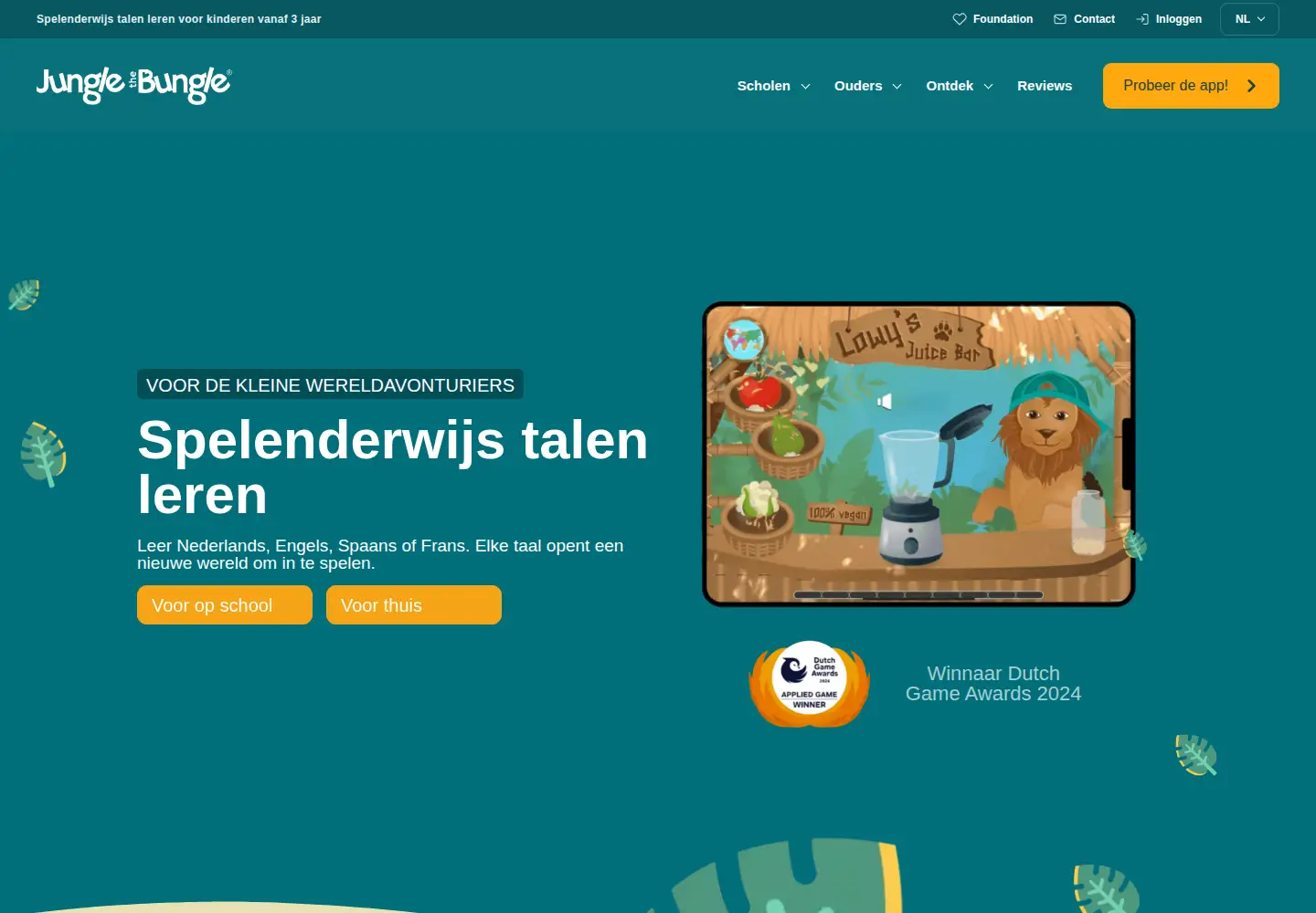 Screenshot of junglethebungle.com