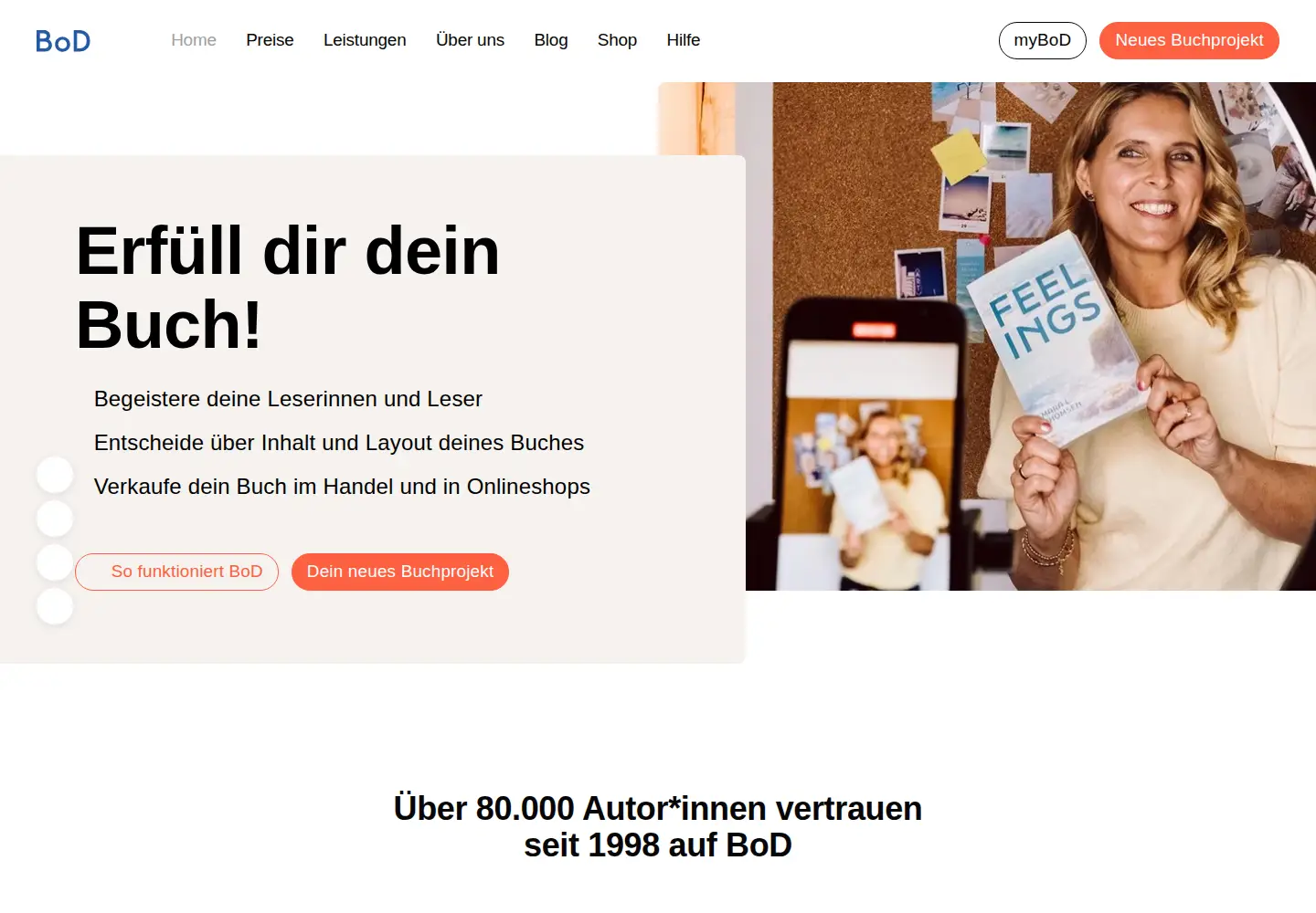 Screenshot of bod.de