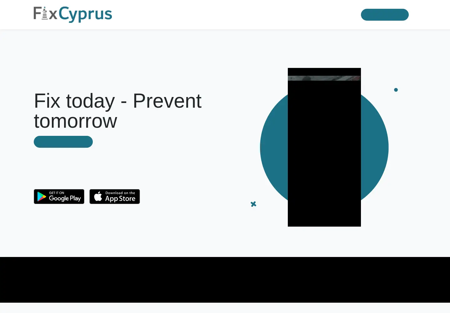 Captured homepage of fixcyprus.cy in the current scan