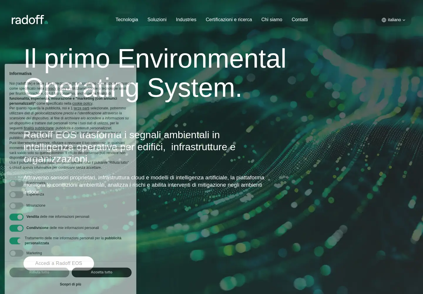 Screenshot of radoff.life