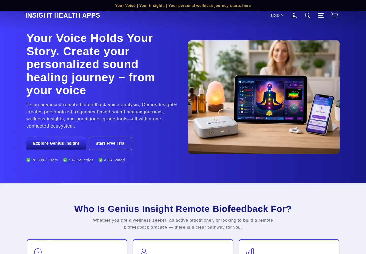 Screenshot of insighthealthapps.com
