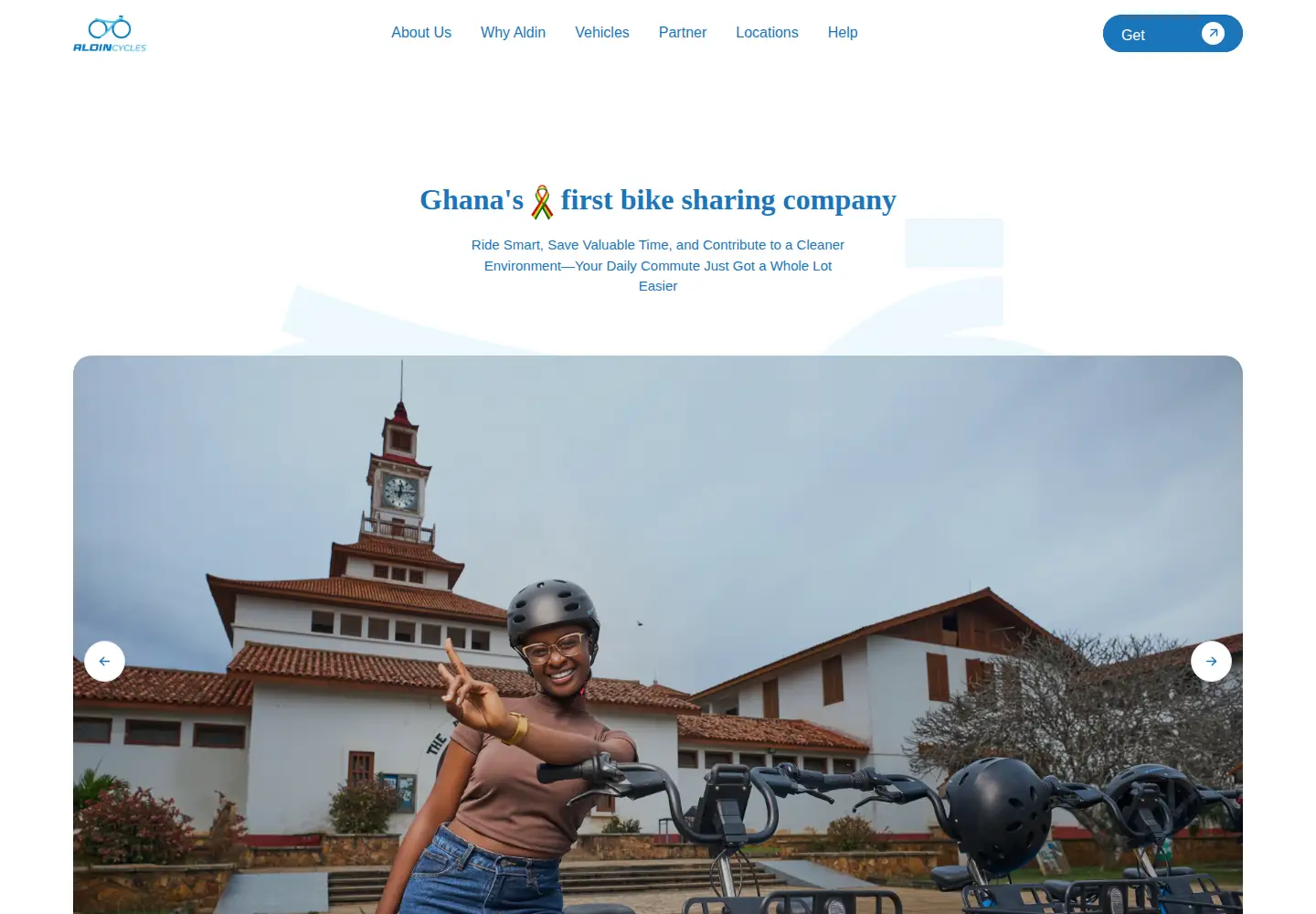Captured homepage of aldincycles.com in the current scan