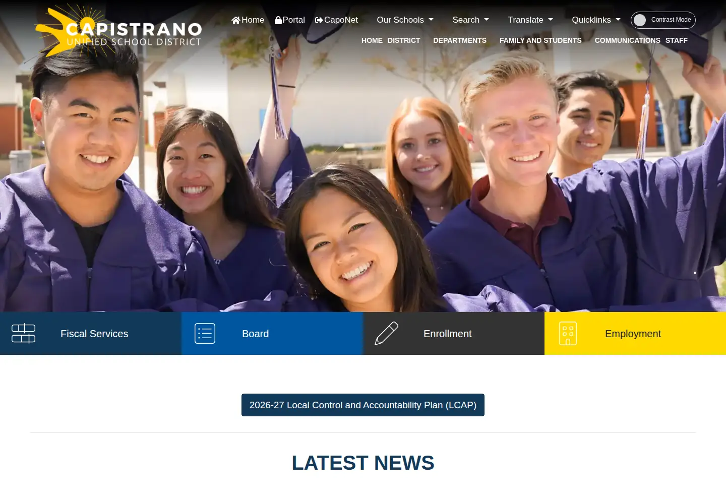 Screenshot of capousd.org
