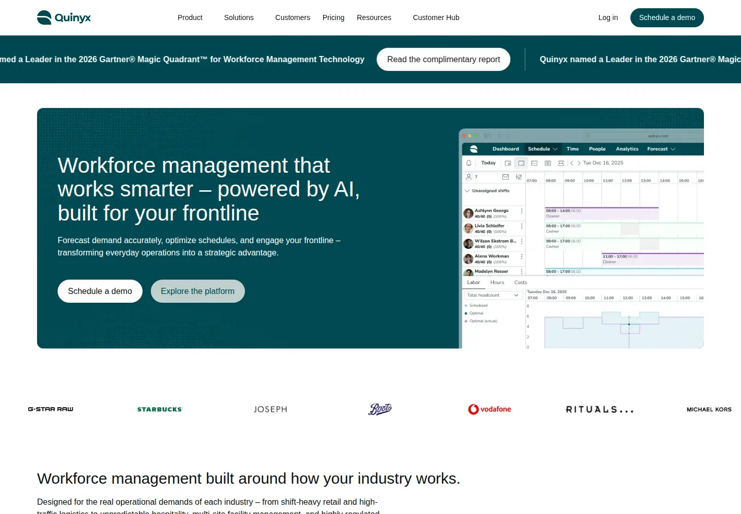 Screenshot of quinyx.com