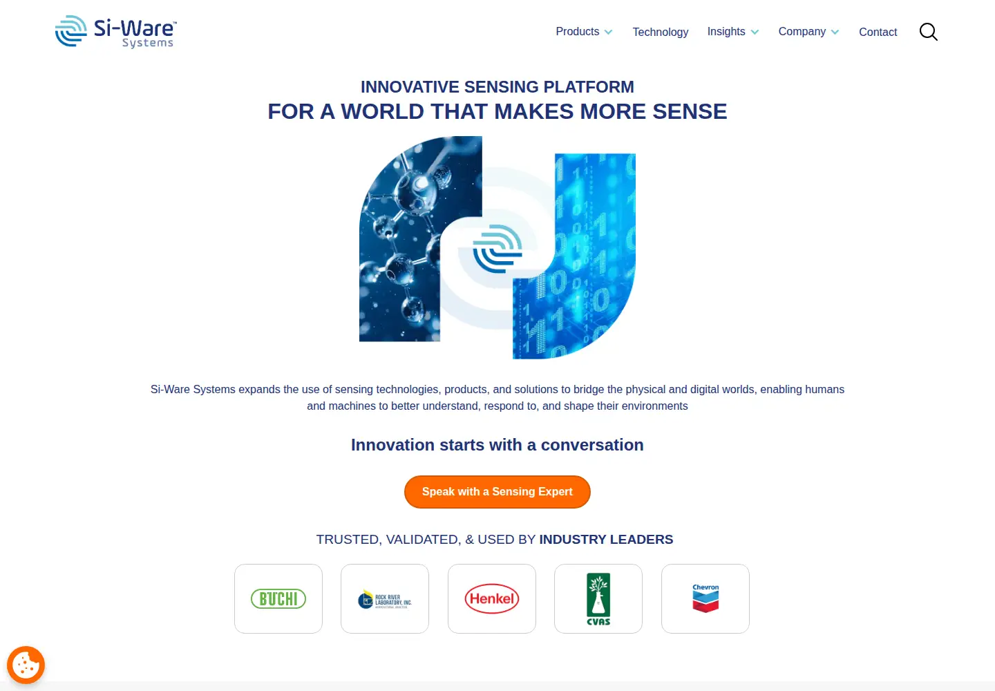 Captured homepage of si-ware.com in the current scan