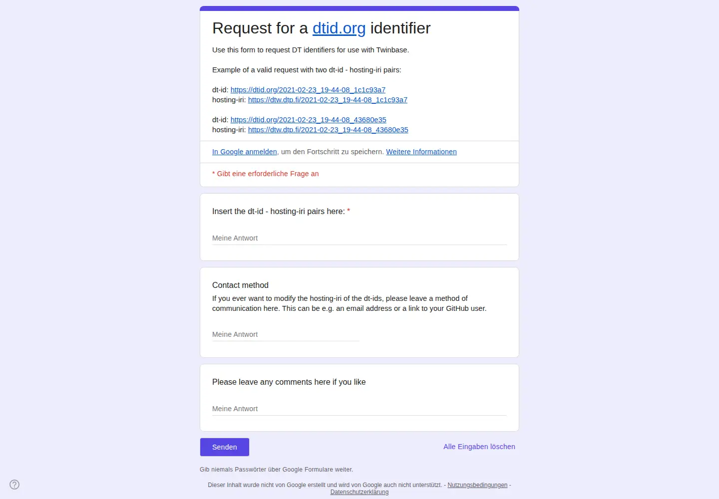 Screenshot of dtid.org