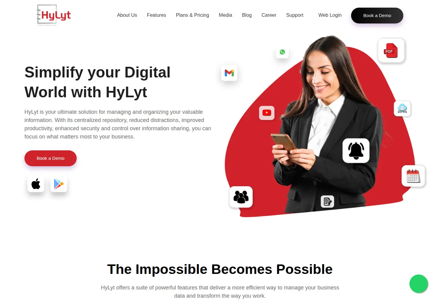 Captured homepage of hylyt.co in the current scan