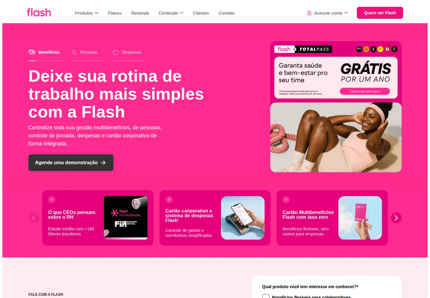 Screenshot of flashapp.com.br